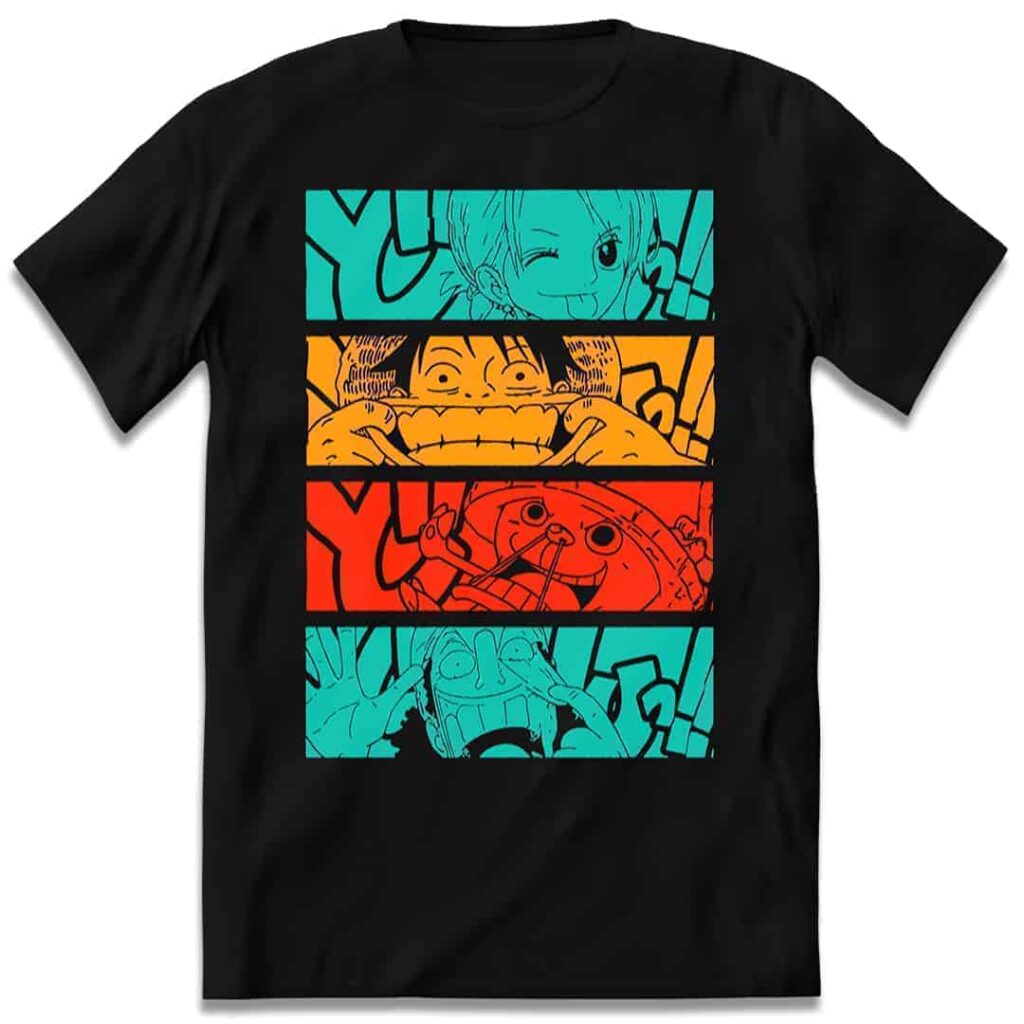 "One Piece Panels" Majica