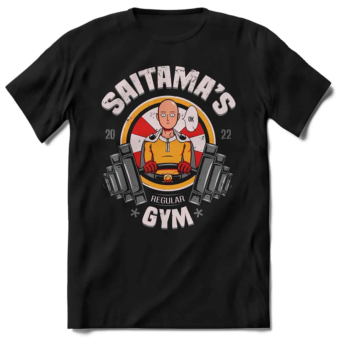 Saitamas Gym 1 - AnimeKutak - Najbolje anime majice i anime duksevi u Srbiji