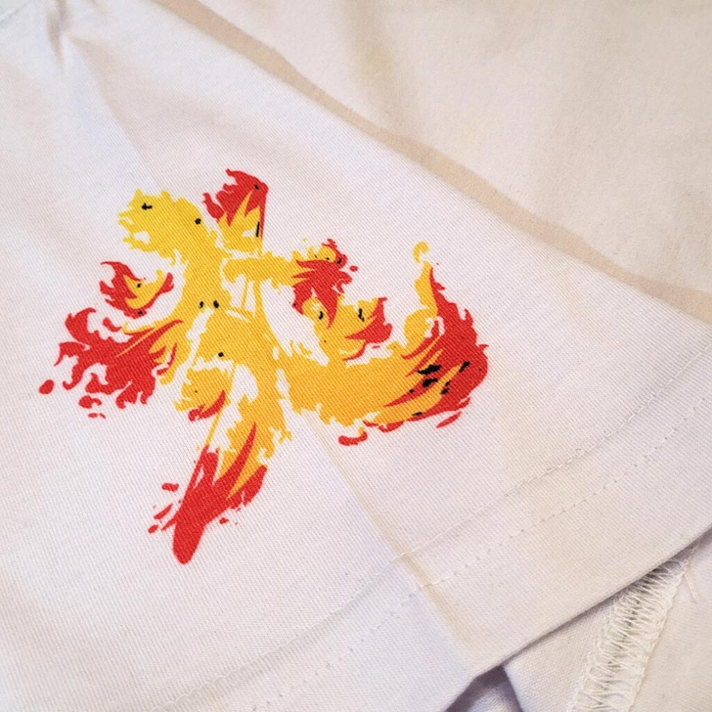 "Set Your Heart Ablaze" All-Over Majica - Slika 3