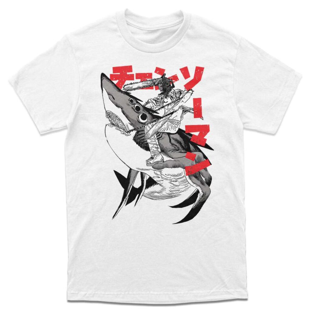 "Riding a Shark" Majica - Slika 2